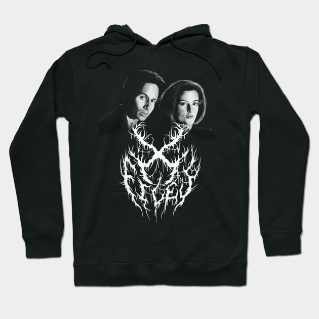 X-Files Mulder & Scully - Metal Hoodie by yawncompany